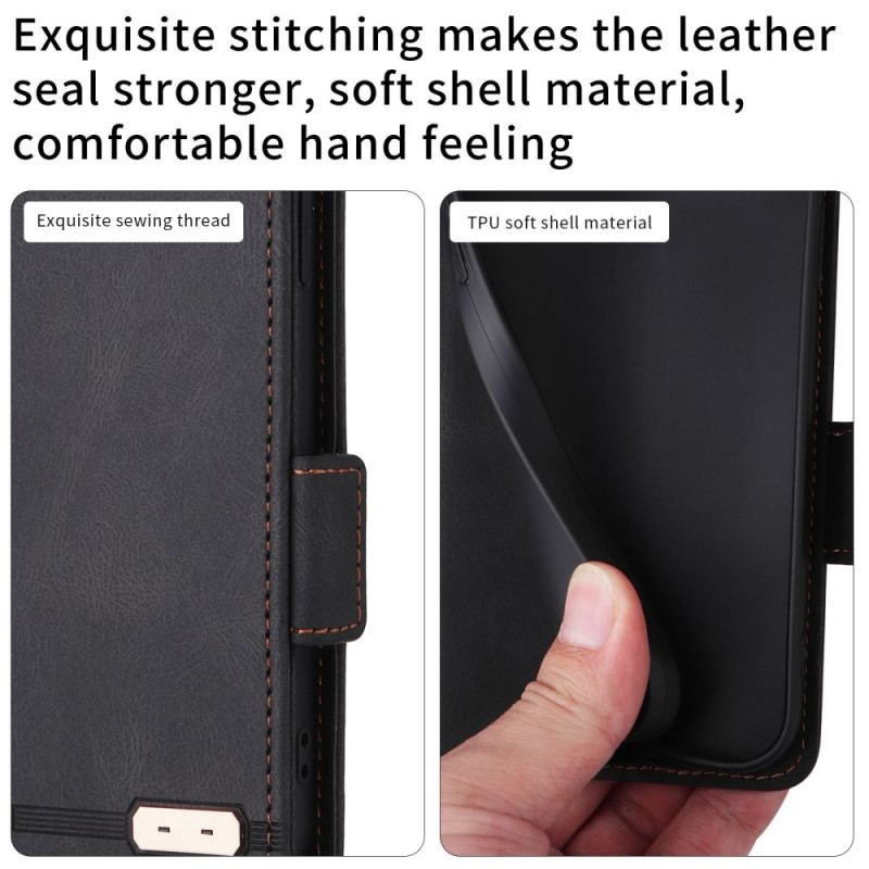 Capa Flip Para OnePlus 10 Pro 5G Refinamento Luxuoso