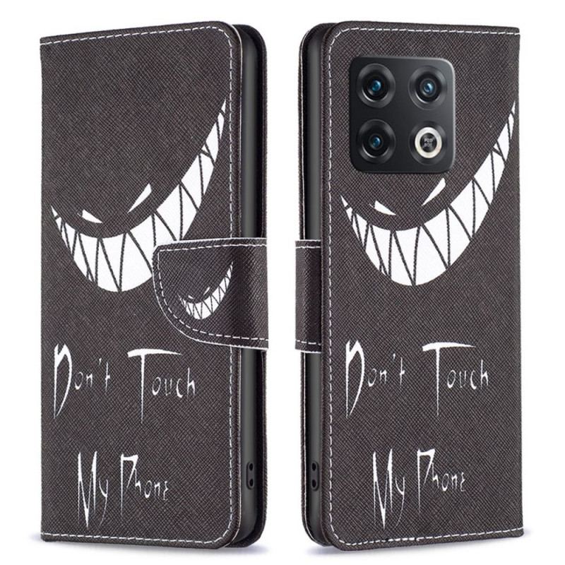 Capa Flip Para OnePlus 10 Pro 5G Telefone Do Diabo