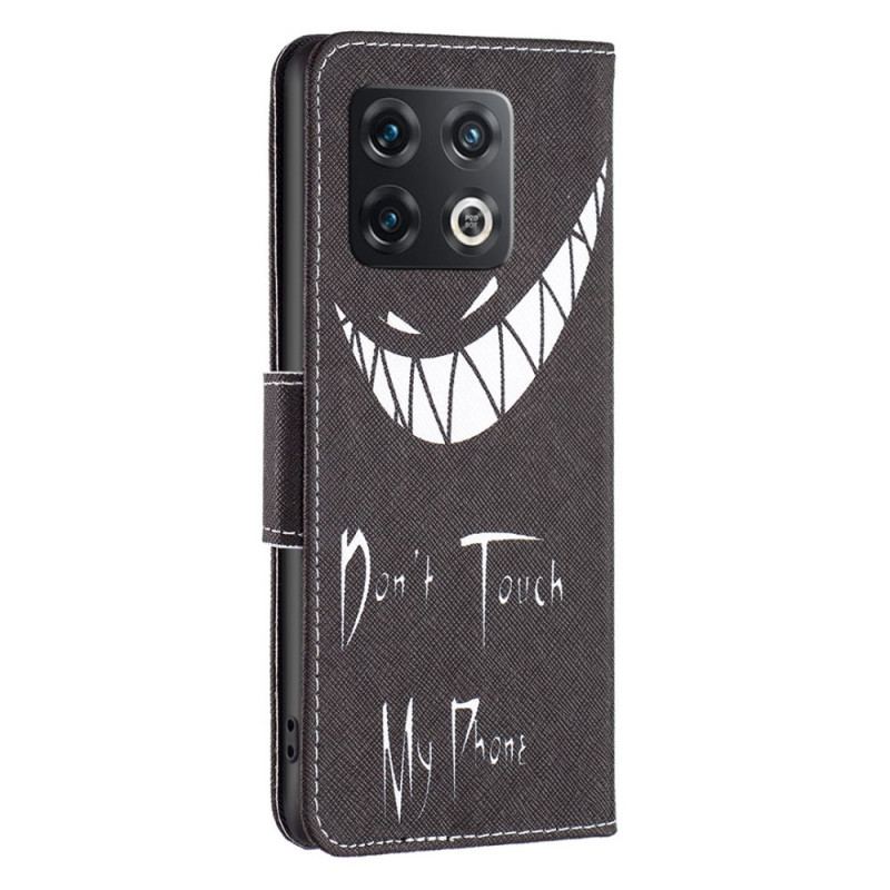 Capa Flip Para OnePlus 10 Pro 5G Telefone Do Diabo