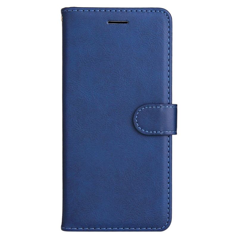 Capa Folio Para OnePlus 10 Pro 5G De Cordão Estilo De Couro Simples Com Tiras