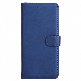 Capa Folio Para OnePlus 10 Pro 5G De Cordão Estilo De Couro Simples Com Tiras