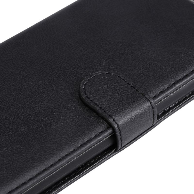 Capa Folio Para OnePlus 10 Pro 5G De Cordão Estilo De Couro Simples Com Tiras