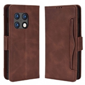 Capa Folio Para OnePlus 10 Pro 5G Multi-card Premier Class