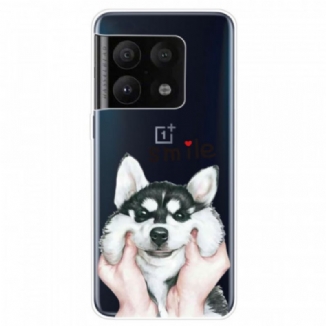 Capa Para OnePlus 10 Pro 5G Cachorro Sorridente