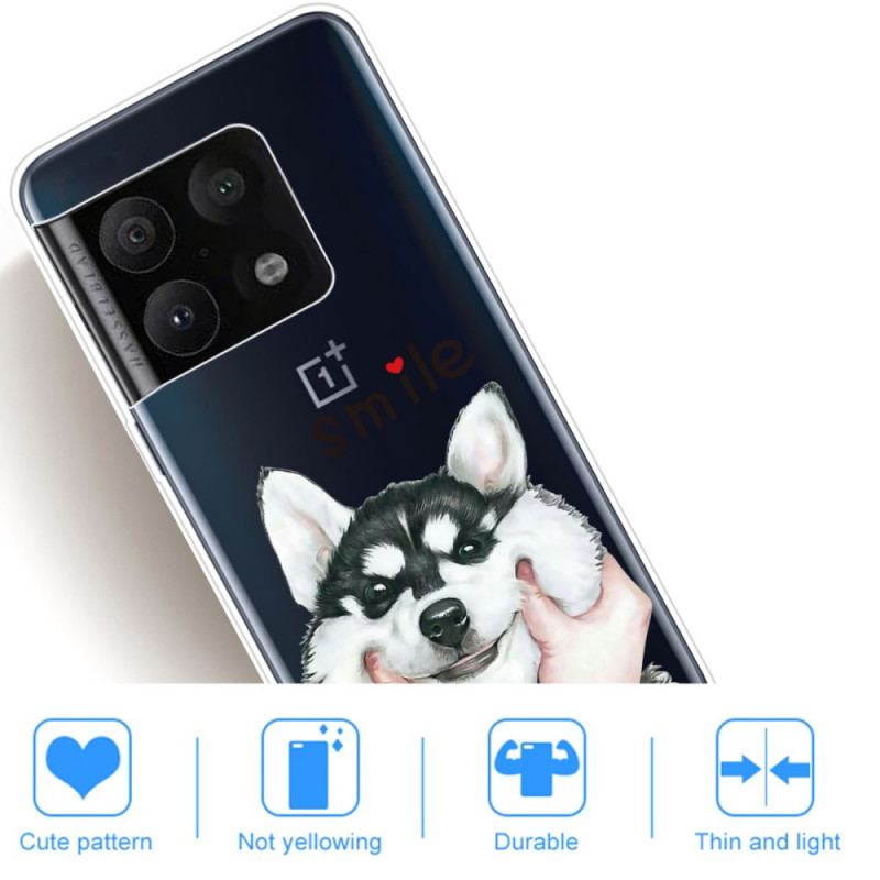 Capa Para OnePlus 10 Pro 5G Cachorro Sorridente