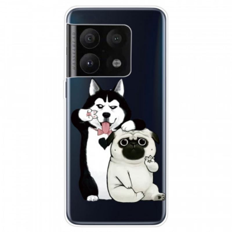 Capa Para OnePlus 10 Pro 5G Cachorros Engraçados