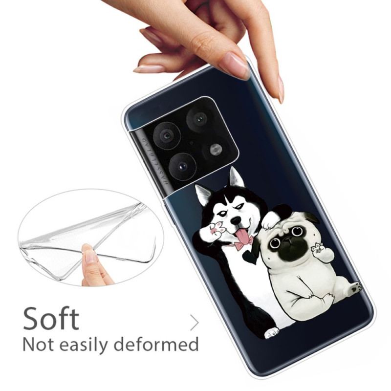 Capa Para OnePlus 10 Pro 5G Cachorros Engraçados