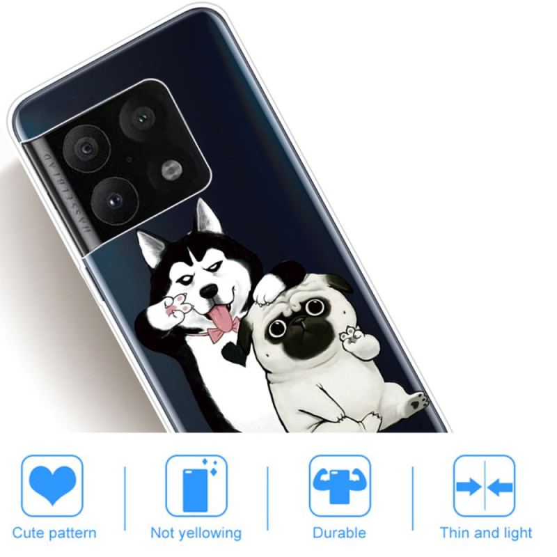 Capa Para OnePlus 10 Pro 5G Cachorros Engraçados