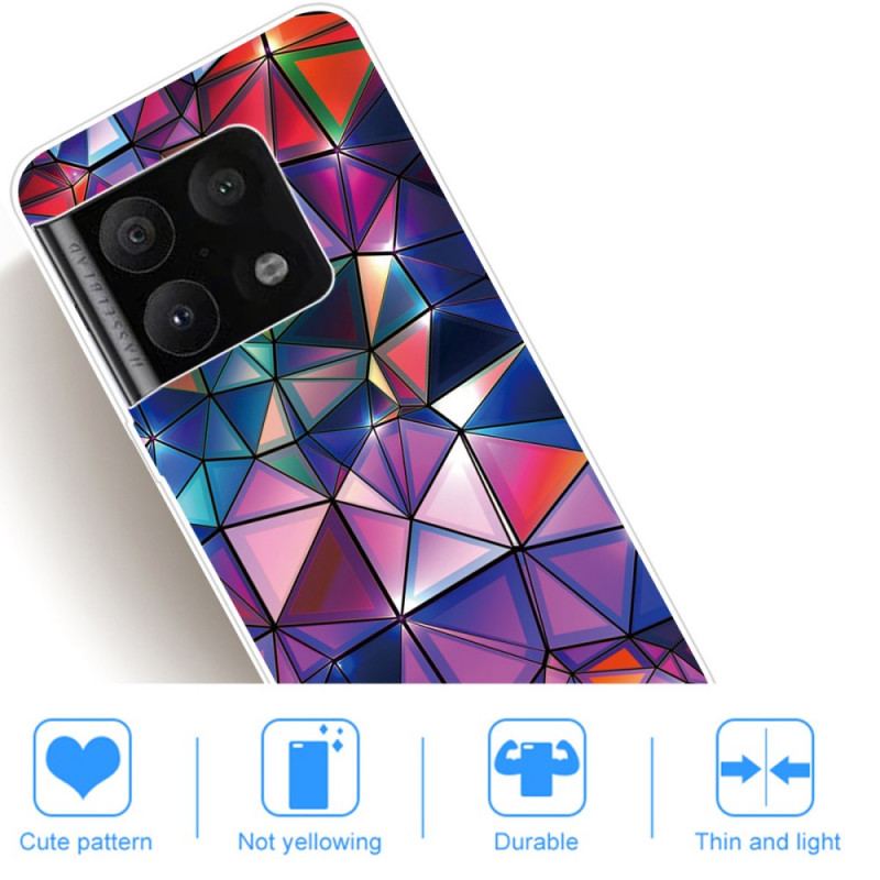 Capa Para OnePlus 10 Pro 5G Geometria Flexível