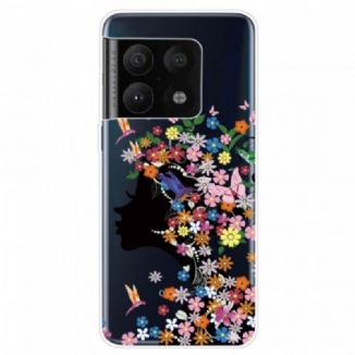 Capa Para OnePlus 10 Pro 5G Linda Cabeça De Flor