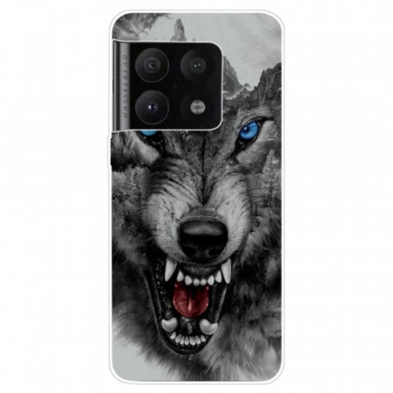 Capa Para OnePlus 10 Pro 5G Lobo Feroz