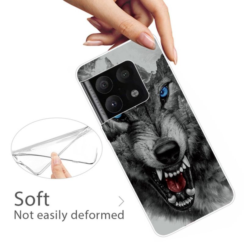 Capa Para OnePlus 10 Pro 5G Lobo Feroz