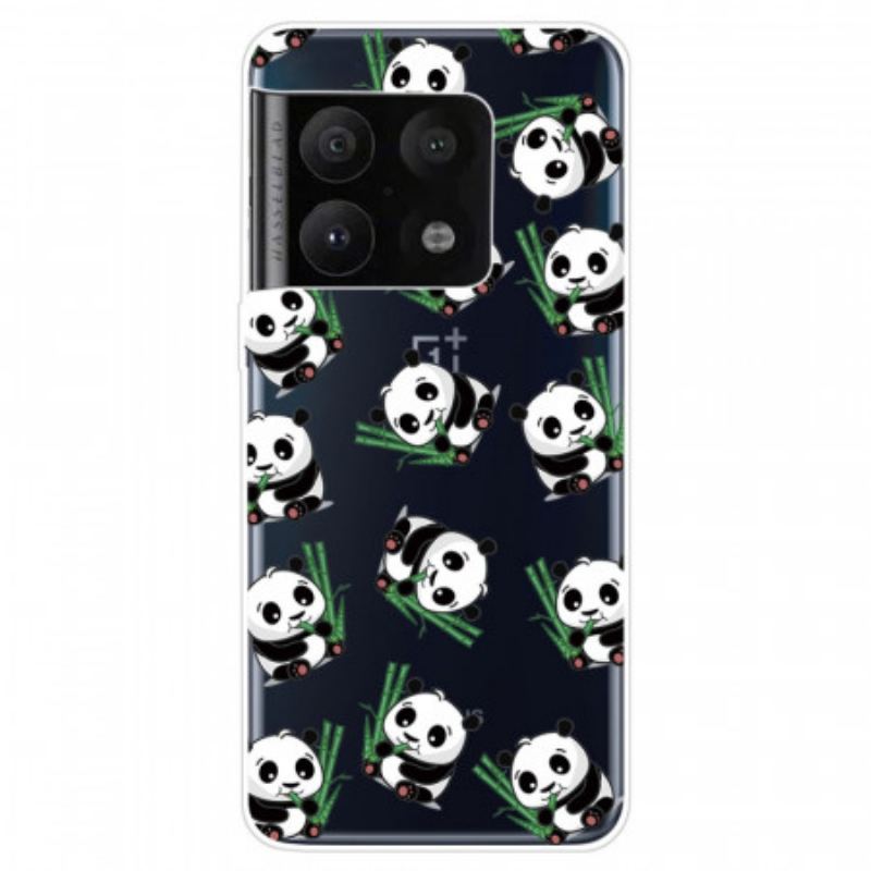 Capa Para OnePlus 10 Pro 5G Pequenos Pandas