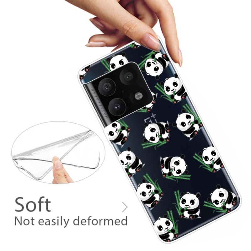 Capa Para OnePlus 10 Pro 5G Pequenos Pandas