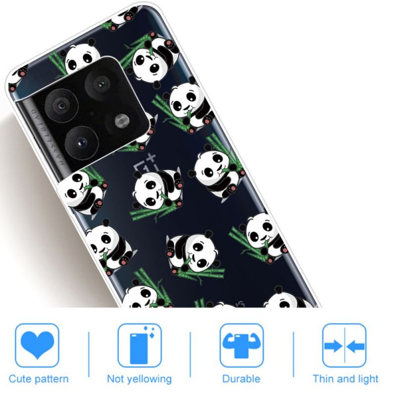 Capa Para OnePlus 10 Pro 5G Pequenos Pandas