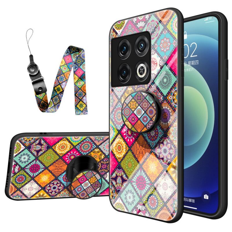 Capa Para OnePlus 10 Pro 5G Suporte Magnético Patchwork