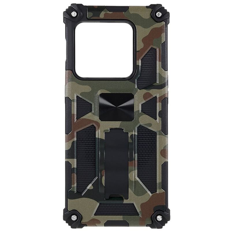 Capa Para OnePlus 10 Pro 5G Suporte Removível De Camuflagem