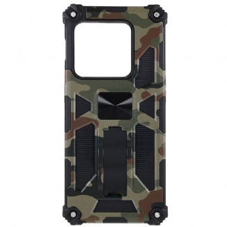 Capa Para OnePlus 10 Pro 5G Suporte Removível De Camuflagem