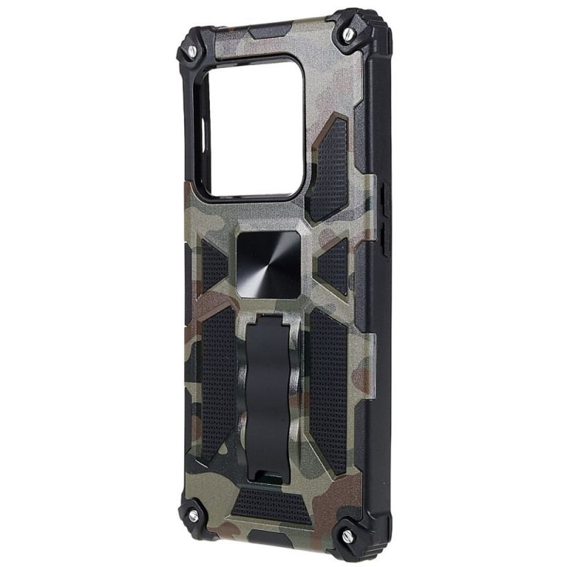 Capa Para OnePlus 10 Pro 5G Suporte Removível De Camuflagem