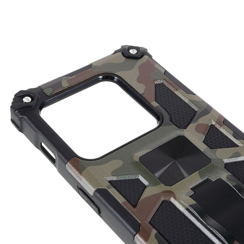 Capa Para OnePlus 10 Pro 5G Suporte Removível De Camuflagem