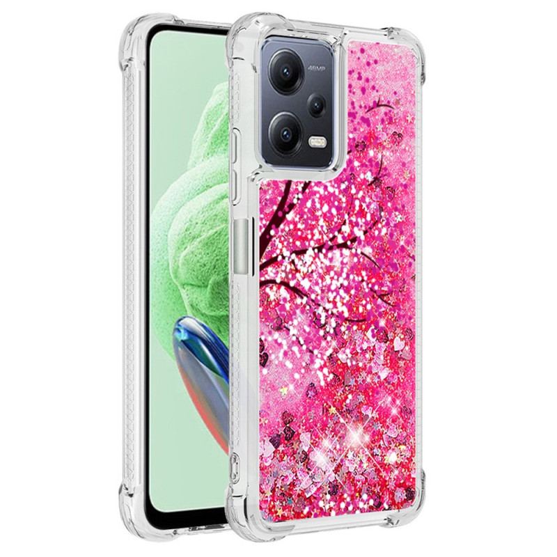 Capa De Celular Para Poco X5 5G Árvore Glitter