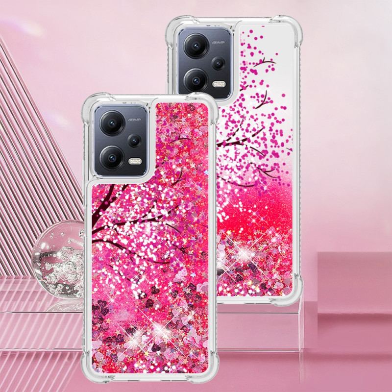 Capa De Celular Para Poco X5 5G Árvore Glitter