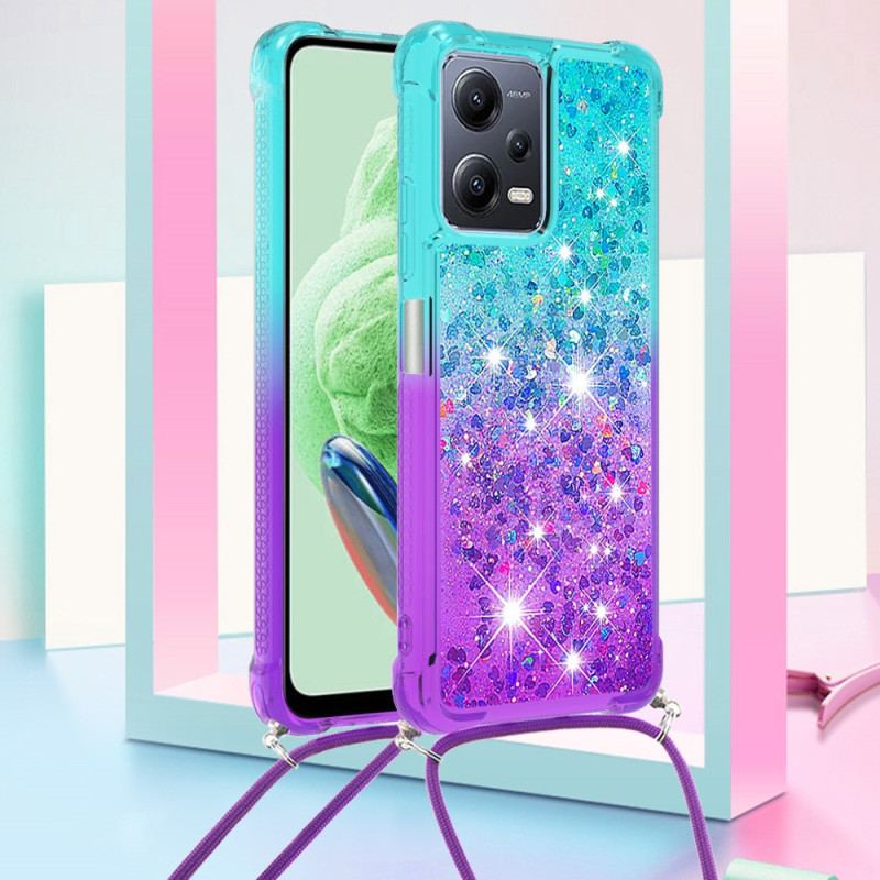 Capa De Celular Para Poco X5 5G De celular Cordão De Silicone Brilhante