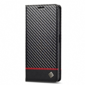 Capa De Celular Para Poco X5 5G Flip Fibra De Carbono Lc.imeeke