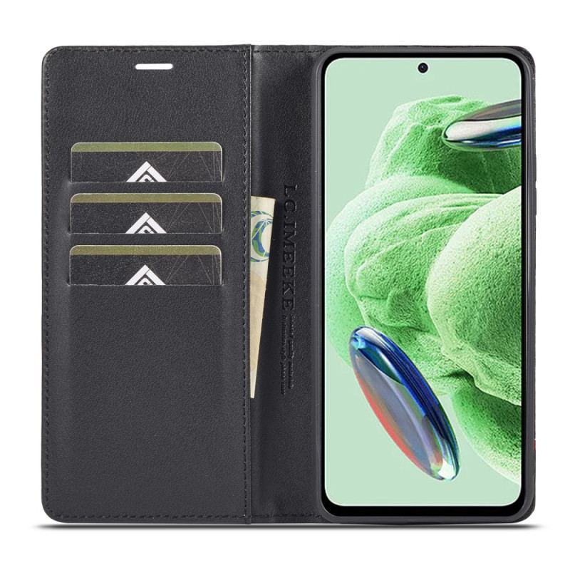 Capa De Celular Para Poco X5 5G Flip Fibra De Carbono Lc.imeeke