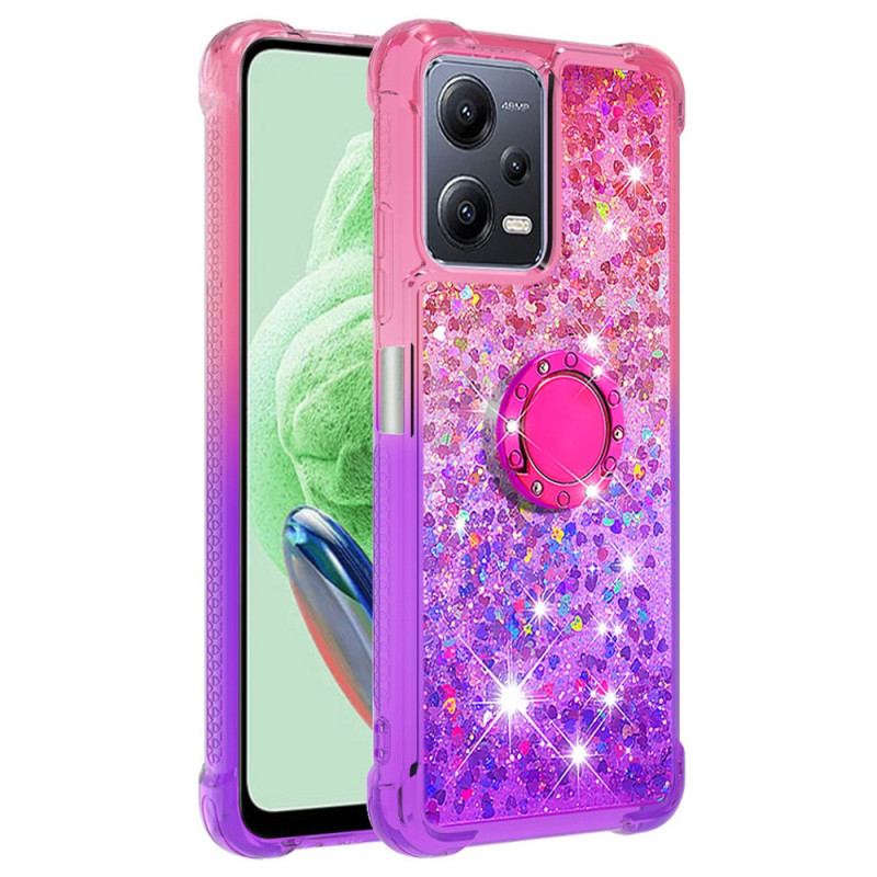 Capa De Celular Para Poco X5 5G Suporte De Anel Glitter