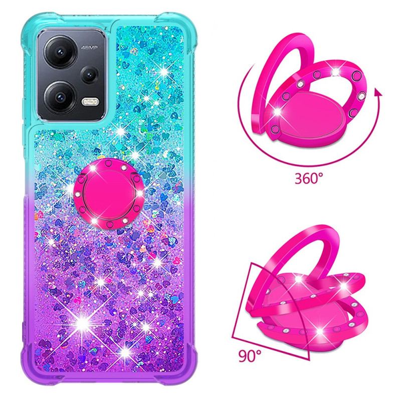 Capa De Celular Para Poco X5 5G Suporte De Anel Glitter