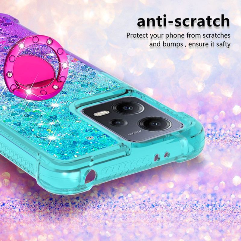 Capa De Celular Para Poco X5 5G Suporte De Anel Glitter