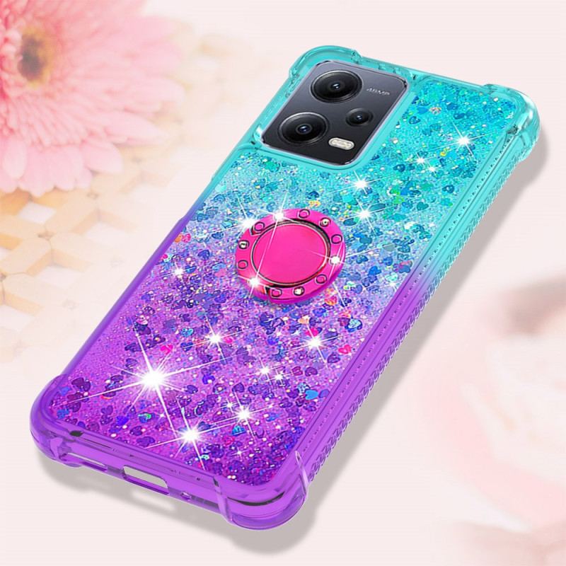 Capa De Celular Para Poco X5 5G Suporte De Anel Glitter