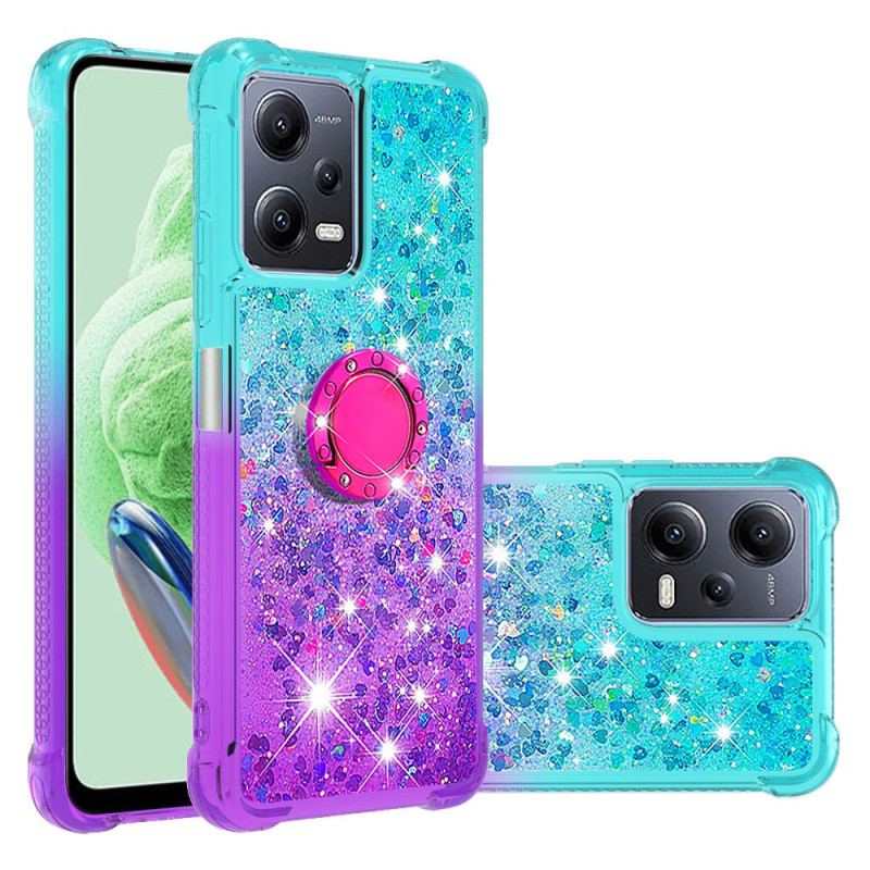 Capa De Celular Para Poco X5 5G Suporte De Anel Glitter