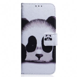 Capa Flip Para Poco X5 5G De Cordão Strappy Panda