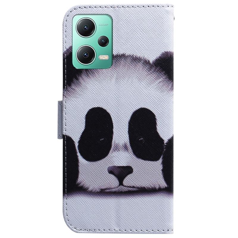 Capa Flip Para Poco X5 5G De Cordão Strappy Panda