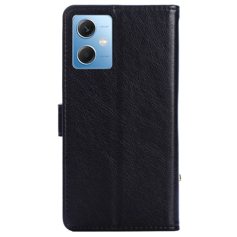 Capa Flip Para Poco X5 5G Porta-moedas Com Zíper