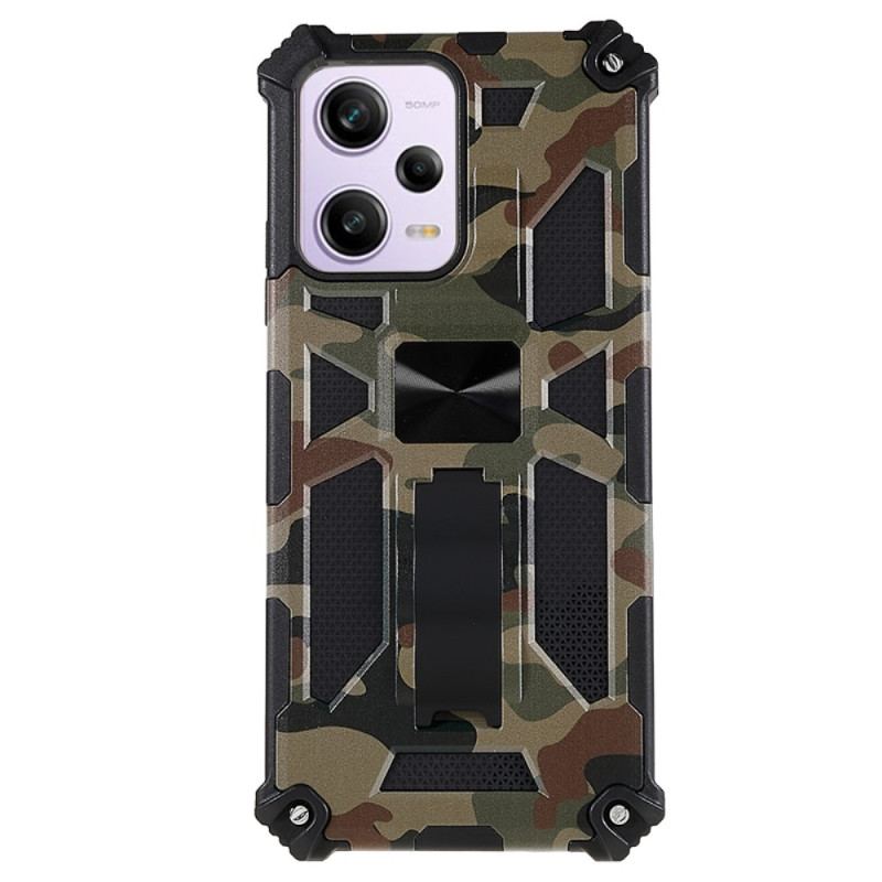 Capa Para Poco X5 5G Suporte Removível De Camuflagem