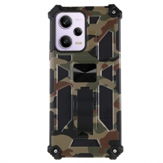 Capa Para Poco X5 5G Suporte Removível De Camuflagem