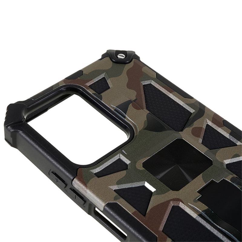 Capa Para Poco X5 5G Suporte Removível De Camuflagem