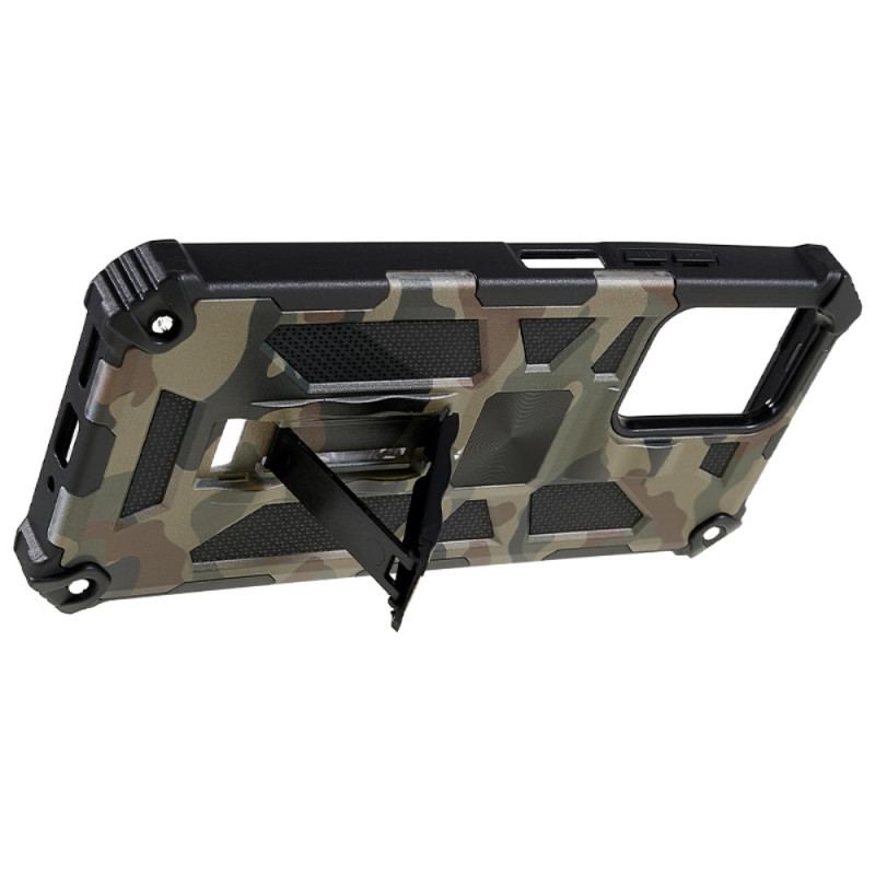 Capa Para Poco X5 5G Suporte Removível De Camuflagem