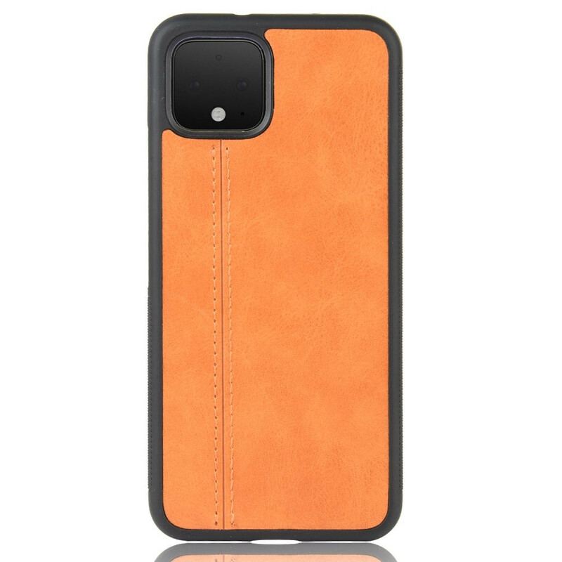 Capa Para Google Pixel 4 XL Efeito Couro Couture