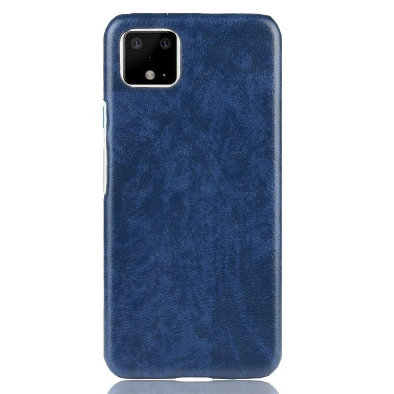 Capa Para Google Pixel 4 XL Efeito Couro Lichia