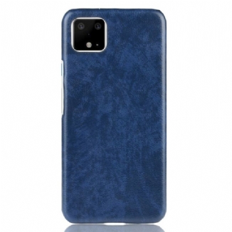 Capa Para Google Pixel 4 XL Efeito Couro Lichia