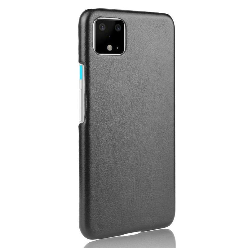 Capa Para Google Pixel 4 XL Efeito Couro Lichia