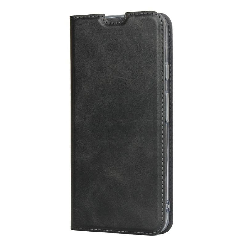 Capa De Celular Para Google Pixel 4A 5G De Cordão Flip Tira De Classe De Couro Falso