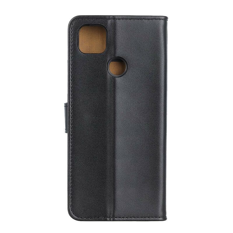 Capa Flip Para Google Pixel 4A 5G Elegância De Couro Sintético