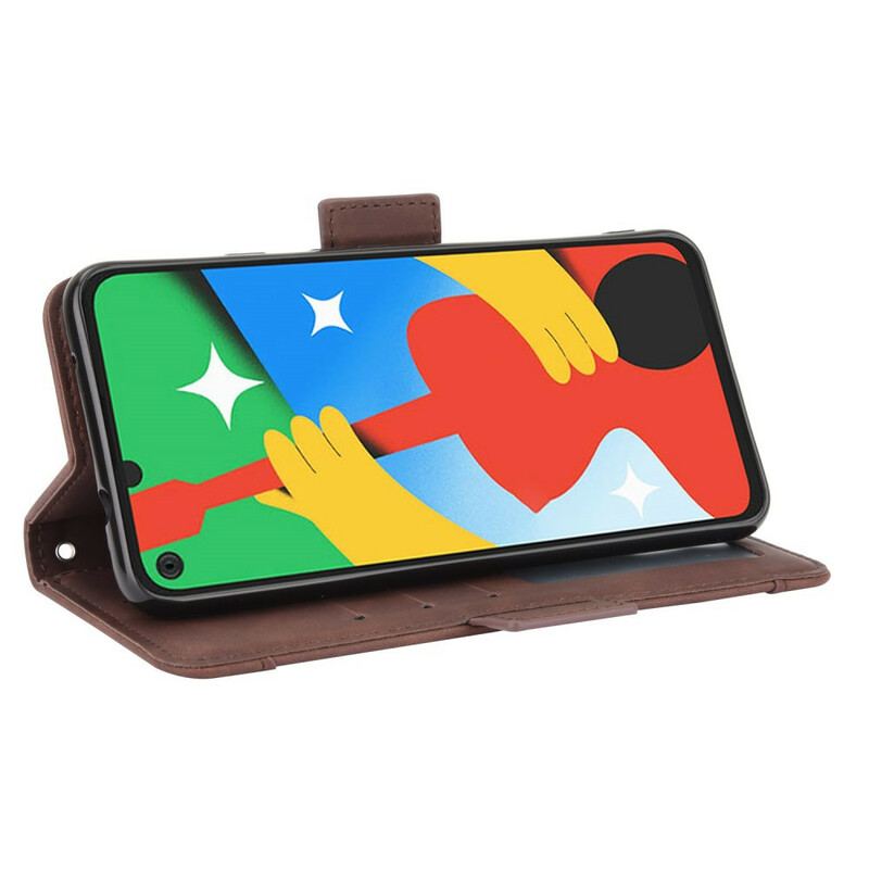 Capa Flip Para Google Pixel 4A 5G Multi-card Premier Class