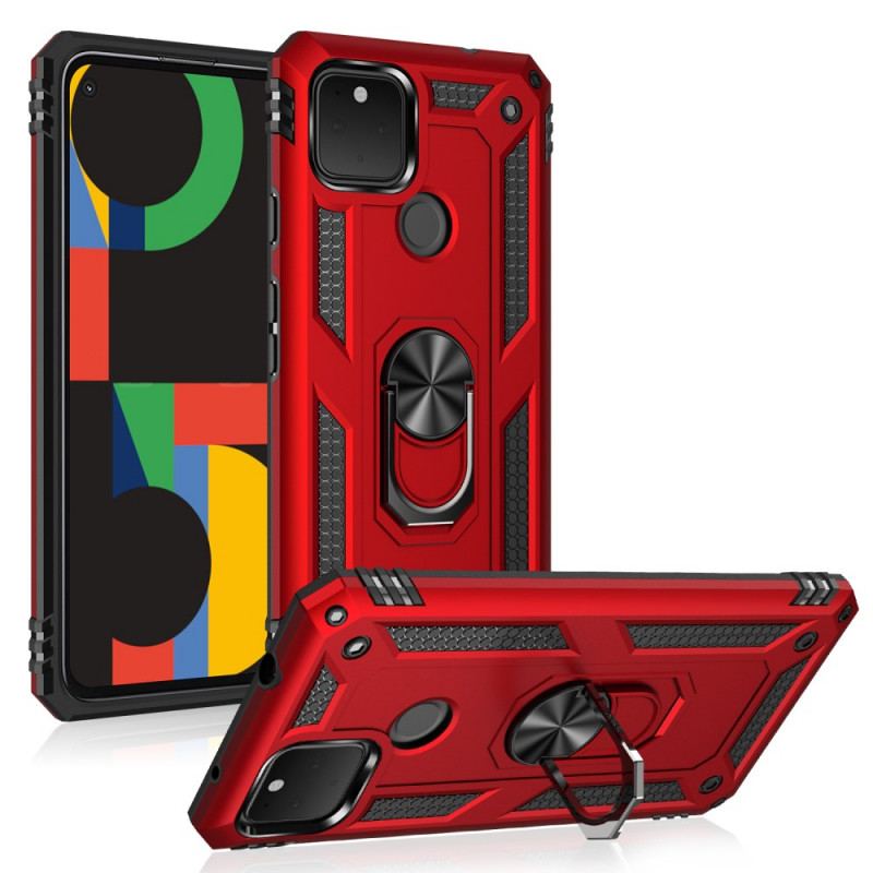 Capa Para Google Pixel 4A 5G Anel Premium