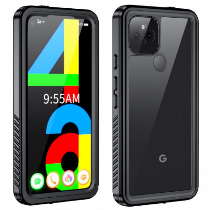 Capa Para Google Pixel 4A 5G À Prova D'água 2m Com Grip